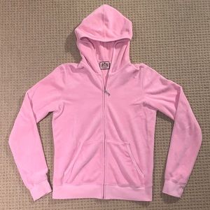 Bubblegum Pink Terrycloth Juicy Couture Zip Up